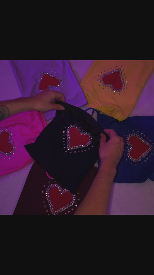 "Heart on the Money" Bag